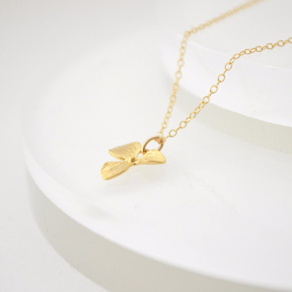 【送料無料】Matt Flower Necklace 4枚目の画像