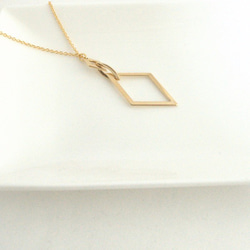 Rhombus Long Necklace 第2張的照片