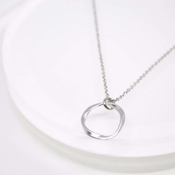 Twist Round Ring Necklace&Pierce set 4枚目の画像