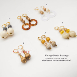 十一月期間限定銷售Vintege珠耳環/耳環 第5張的照片