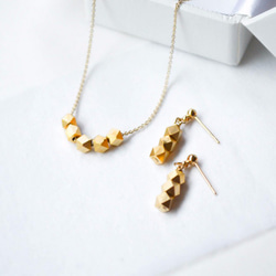 Cut Silver Beads Set（matte gold) 第9張的照片