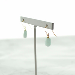 期間限定販売14kgf Amazonite Pierce 第7張的照片