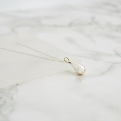 Silver925 Teardrop Necklace 第4張的照片