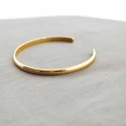 Simple line Bangle(gold) 第3張的照片