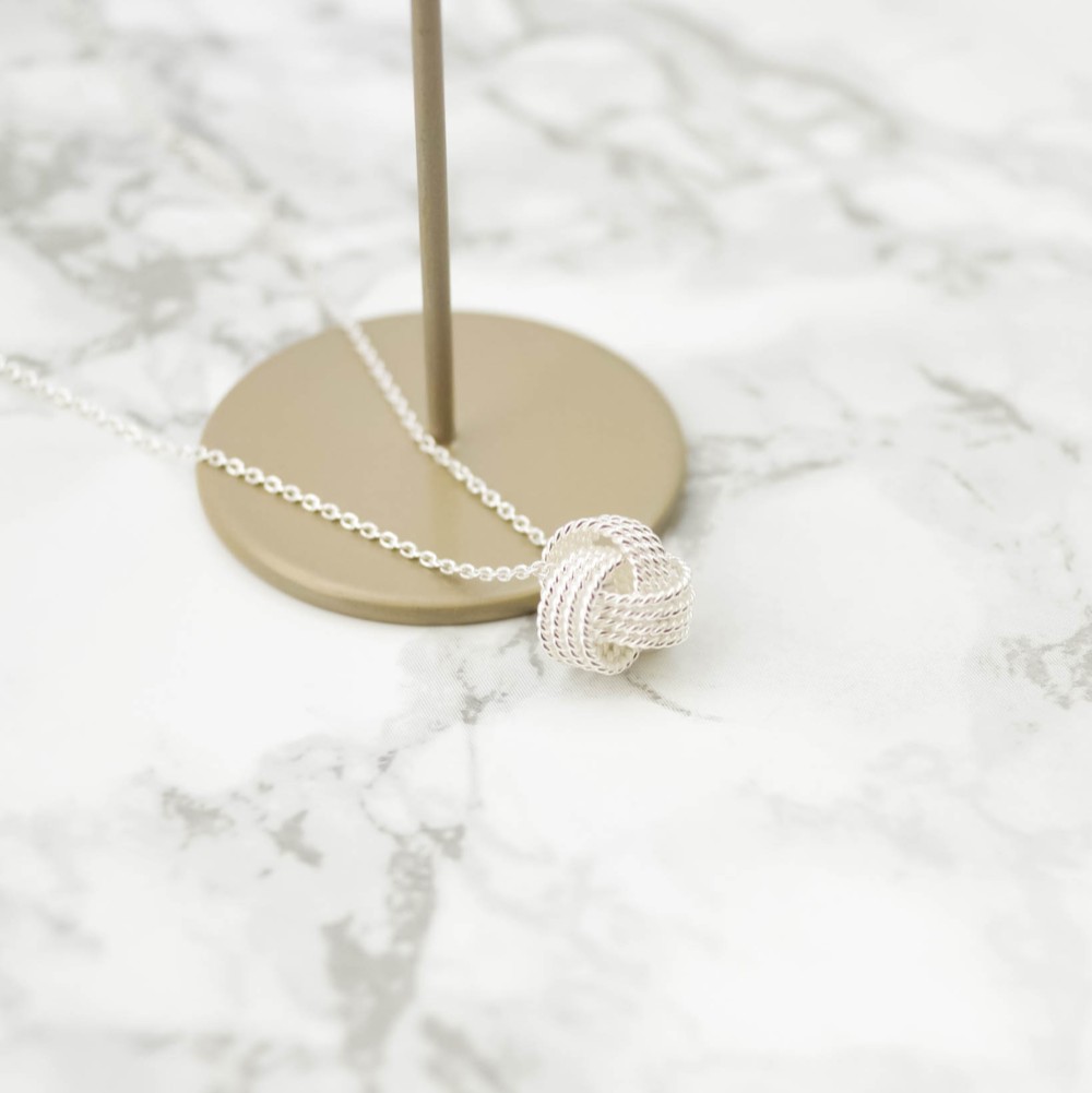 【送料無料】Twist Silver Necklace