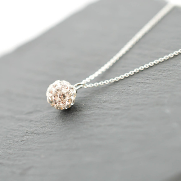 【送料無料】Crystal Ball Necklace 1枚目の画像