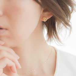 【送料無料】TVCM起用アイテム♪twist Gold Pierce（ピアス/イヤリング） 4枚目の画像