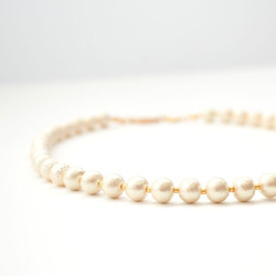 Cotton Sugar Pearl Necklace 第1張的照片