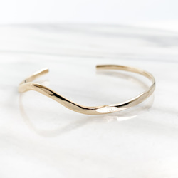 【送料無料】kainari wave bangle n494 1枚目の画像