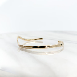 【送料無料】kainari wave bangle n494 6枚目の画像