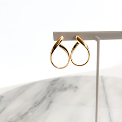 【送料無料】kainari hoop pierces n524 6枚目の画像