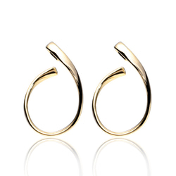 【送料無料】kainari hoop pierces n524 10枚目の画像