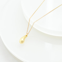 【送料無料】Teardrop gold Necklace 4枚目の画像