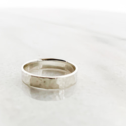 Silver925 Tsuchime wide ring 第1張的照片