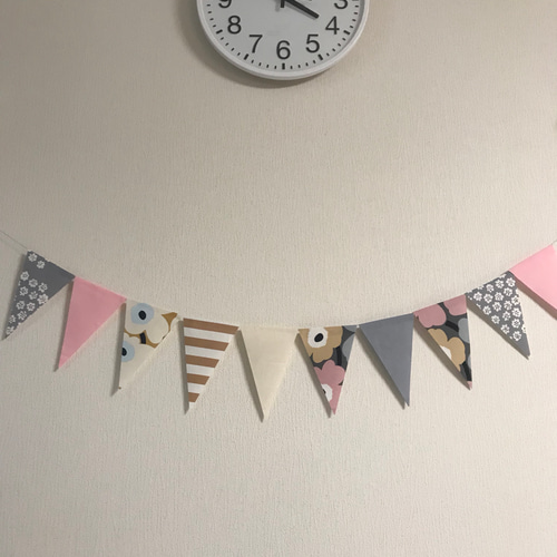 マリメッコ ガーランド 2017.2018限定ウニッコ使用 10枚 ガーランド