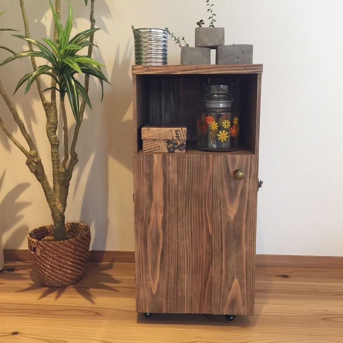 アウトレット ストア家具・インテリア - 木製りんご箱 リメイク