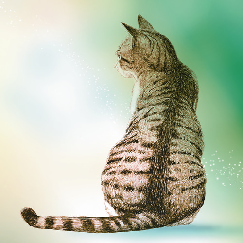 新物屋様 オーダー絵画「猫の背中に何かある〜イギリスの猫とフルート」 tw様予約 絵画「猫の背中に何かある〜バチカン市国」 - メルカリ