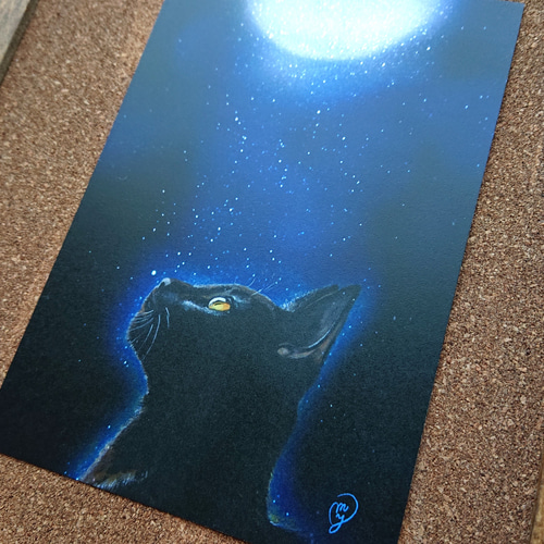 1点もの　オーダー品「猫」油絵 3ea4b89c6d78fcc3b04c23b329252b