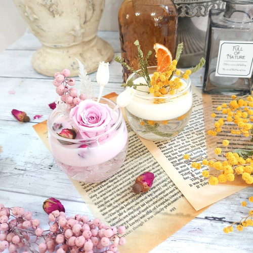 母の日や贈り物自分へのご褒美に癒しのアロマキャンドルカップ