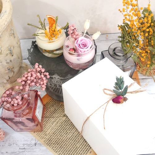 母の日や贈り物自分へのご褒美に癒しのアロマキャンドルカップ