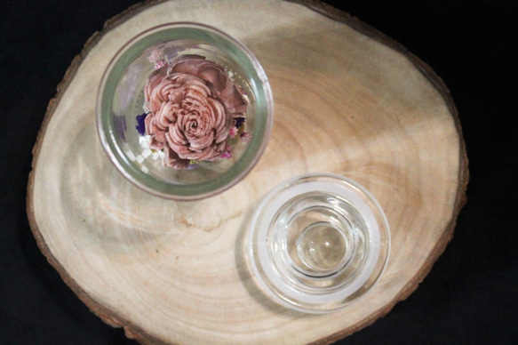 [Blooming ! 生活~太陽玫瑰X擴香瓶] 乾燥花 擴香瓶 玻璃罩  客製 花禮 禮物 擺飾 佈置 療癒小物 第3張的照片