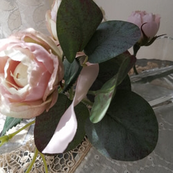 【限定1個】～あなたに毎日咲く花を～アンティークローズのマジカルウォーターアレンジメント 5枚目の画像