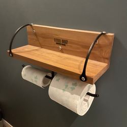 サイズオーダー可】【引取可能】無垢材 目隠し扉がついた！トイレ収納