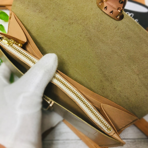 ❤️【運気上昇♪】高級感×シンプルデザインの大人オシャレな総本革長  