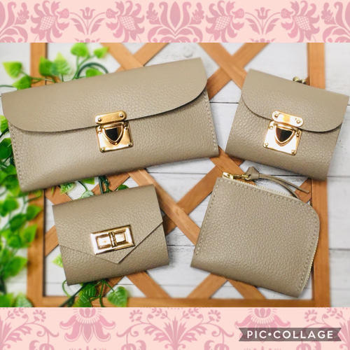 ❤️【超可愛い♪】高級感×シンプルデザインの大人おしゃれ総本革長財布ベビーピンク ❤️【超可愛い♪】高級感×シンプルデザインの大人オシャレな総本革長