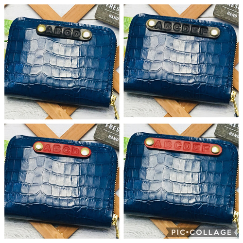 ❤️【超絶オシャレ可愛い♪】総本革ラウンドファスナー星スタッズミニ