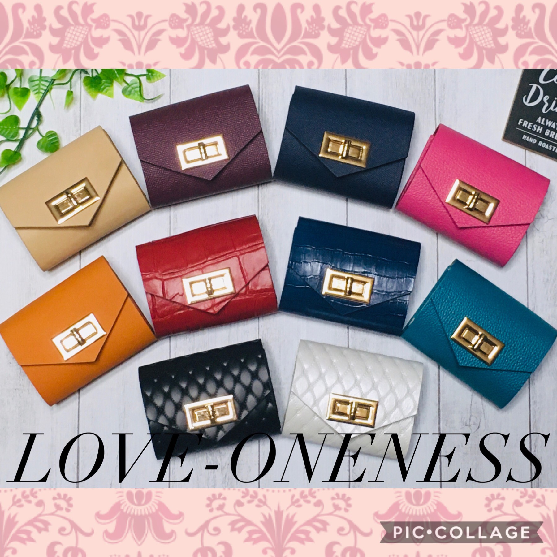 ❤【高級感×可愛い♪】大人オシャレな総本革手紙型コンパクトミニ財布♪大人な赤 クロコダイル柄 買い物が楽しくなる♪