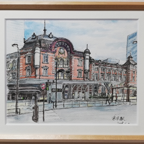 水彩画原画 東京駅 絵画 Lin 通販 6393825|Creema(クリーマ) 水彩画原画 東京駅 絵画 Lin 通販 6393825|Creema(クリーマ)