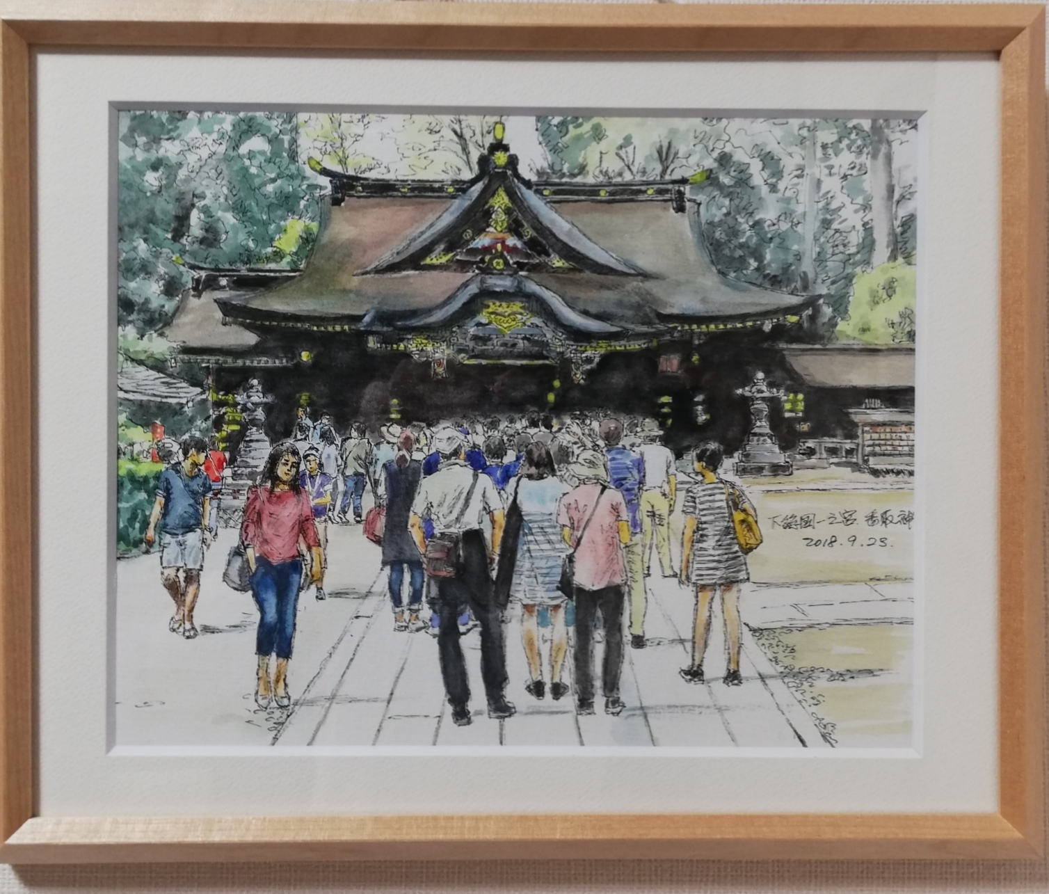 店長 水彩画 原画
