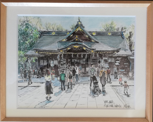 癒しの水彩画1083 神の国 癒しの水彩画＿猫の肖像 - Mikio_k NFTs | Adam byGMO