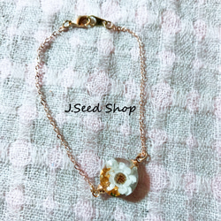 J.Seed Shopリアルフラワーブレスレット/フラワーブレスレット/ 2018新品 1枚目の画像