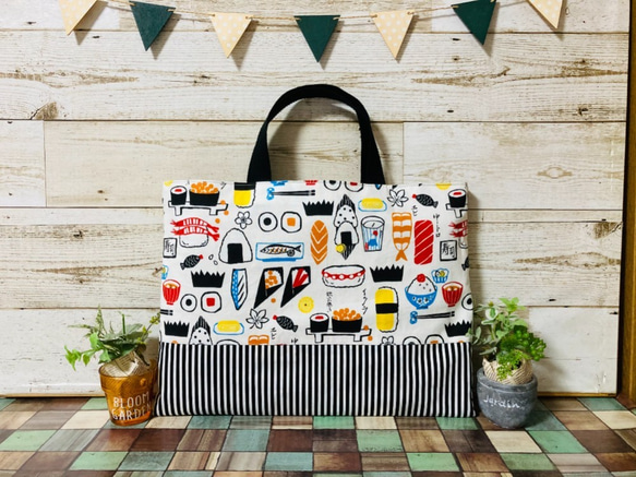 入園入学　男の子　昆虫　手提げ　レッスンバック　上履入れ　上履き入れ　絵本袋 レッスンバッグ 男の子 子供 手提げかばん お稽古 入園 入学