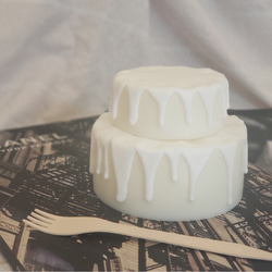艾塔假蛋糕蠟燭生日半生日乾燥花粘土蛋糕歡迎空間婚禮 第1張的照片