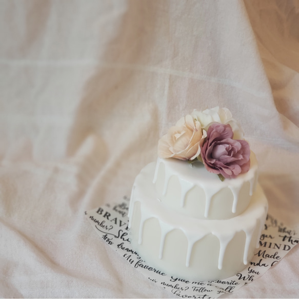 【免費名稱】假蛋糕蠟燭生日泥蛋糕歡迎空間婚禮 第10張的照片