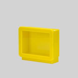 橫式相框模型小物收納盒 - S - 黃色 第1張的照片