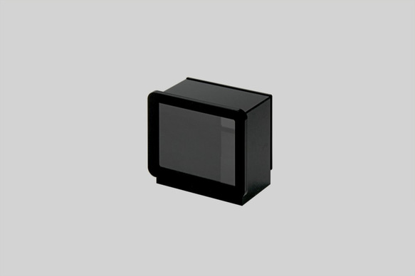 横フレームモデル小型収納箱プラス -  S  - ブラック 2枚目の画像