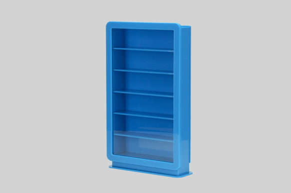 直式相框壓克力小物收納盒 - L - 藍色 第1張的照片