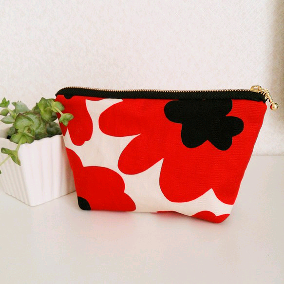 大柄お花ポーチ♡ ポーチ cocoshop 通販 1156510｜Creema(クリーマ)