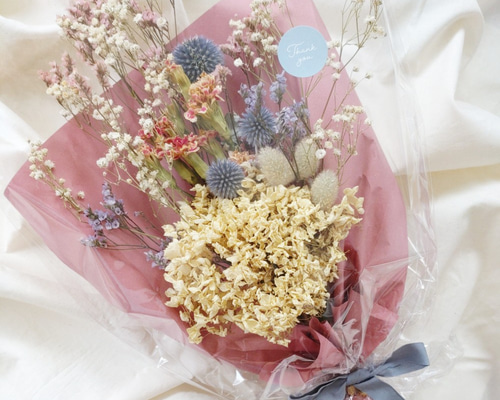 いま(A4額付きフラワー　ラッピング ラッピングサービス アートフラワー ブーケ付 メッセージカード付き