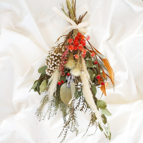 ドライフラワースワッグ♡ブーケ45～50cm ドライフラワー cocoshop