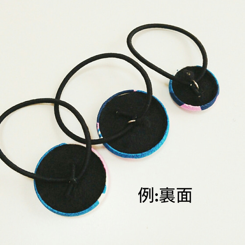 くるみボタンヘアゴム♡27mm3個セット ボタン cocoshop 通販