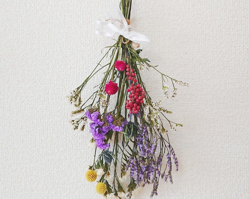 ドライフラワースワッグ♡(ブーケ) ドライフラワー cocoshop 通販