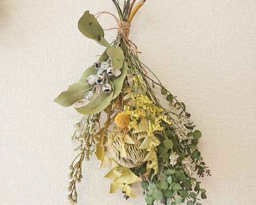 バンクシアドライフラワースワッグ♡(ブーケ) ドライフラワー cocoshop