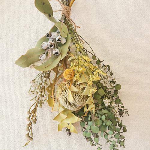 バンクシアドライフラワースワッグ♡(ブーケ) ドライフラワー cocoshop