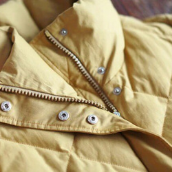 コットンダウンコート・ポケットが可愛い大人のダウンコート / standard fit（羽毛90%） 9枚目の画像
