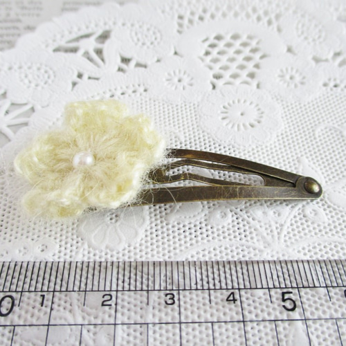ハンドメイド お花 ヘアピン ヘアアクセ ad1a32d9efca1a4c7183610b4c36db